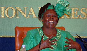 ワンガリ・マータイ　ノーベル平和賞受賞者